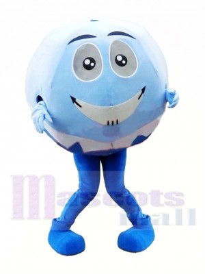 Blau & Weiß Ball Maskottchen Kostüm