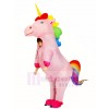 Aufblasbar Süß Regenbogen Einhorn für Kinder Sprengen Kleine Größe Maskottchen Kostüm