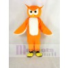 Orange Ollie Eule Maskottchen Kostüm Schule