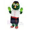 Wally rot Sox mit Weiß T-Shirt Maskottchen Kostüm