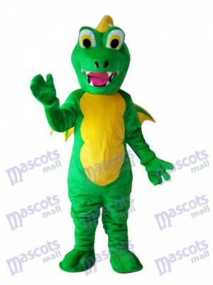 Big Mouth Thorn Green Dinosaurier Maskottchen Adult Kostüm Tier