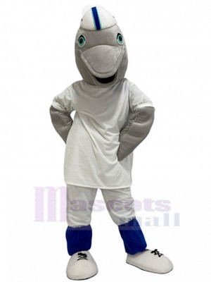 Grauer Delphin Miami-Delfine Maskottchen Kostüm Tier