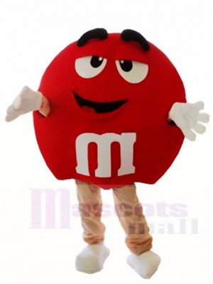 rot Milchschokolade M & M's Bonbons Maskottchen Kostüme Snack