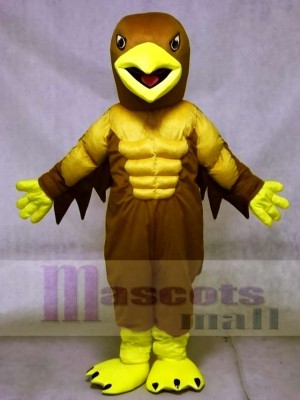 Muscle Mighty Golden Eagle Mascot Costumes Animal