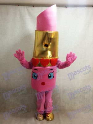 Rosa Shopkins Lippy Lippen Lippenstift Maskottchen Kostüm