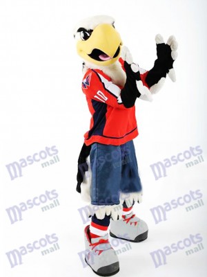 Slapshot der Washington Capitals Bald Eagle Maskottchen Kostüm Tier